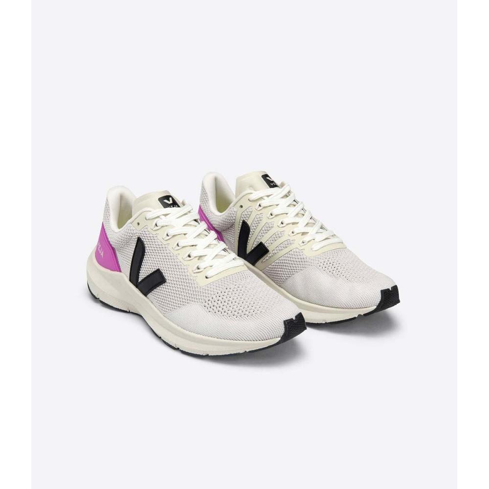 Veja MARLIN V-KNIT Løpesko Herre Beige/Purple | NO 143MQZ